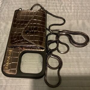 COPY - Bandolier IPhone 15 Pro phone case Wallet with chain